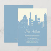 Stadspanorama verhuisbericht aankondiging (Voorkant / Achterkant)