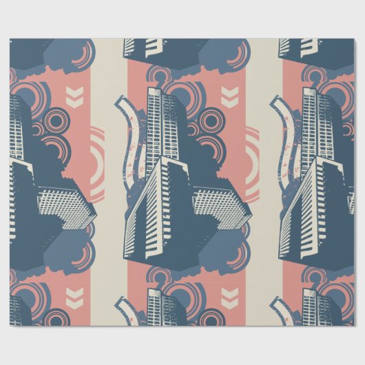 Stadspapier voor Abstracte opvulling Cadeaupapier (Vlak)