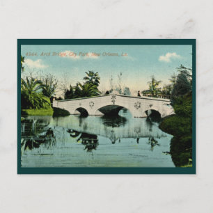 Stadspark, New Orleans, Vintage 1915 Briefkaart