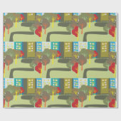 Stadsparkpapier Cadeaupapier (Vlak)