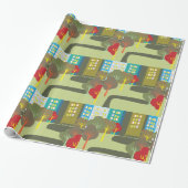 Stadsparkpapier Cadeaupapier (Uitgerold)