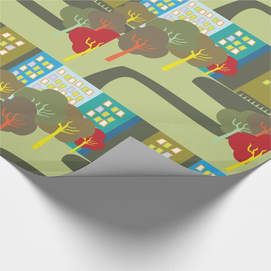 Stadsparkpapier Cadeaupapier