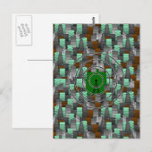 Stadspatroon met radiotoren briefkaart (Voorkant / Achterkant)