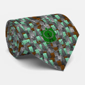 Stadspatroon met radiotoren stropdas (Opgerold)