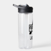 Stadspictogram Arkham | Jouw namen toevoegen Waterfles (Rechts)