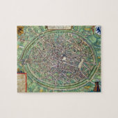 Stadsplan Brugge uit "Civitates Orbis Terraru Legpuzzel (Horizontaal)