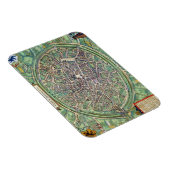 Stadsplan Brugge uit "Civitates Orbis Terraru" Magneet (Rechterzijde)