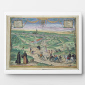 Stadsplan van Sevilla, uit "Civitates Orbis Terrar Fotoplaat (Voorkant)