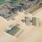 Stadsplan van Sevilla, uit "Civitates Orbis Terrar Legpuzzel (Zijkant)