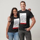 Stadsplan van Wenen T-shirt (Unisex)