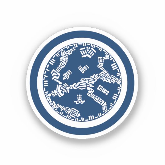 Stadsplanning Sticker (Voorkant)