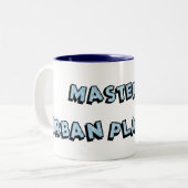 Stadsplanning Tweekleurige Koffiemok (Voorkant links)