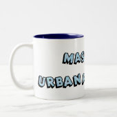 Stadsplanning Tweekleurige Koffiemok (Links)