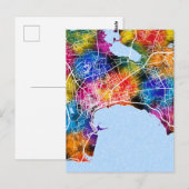 Stadsplattegrond Bakoe Azerbeidzjan Briefkaart (Voorkant / Achterkant)