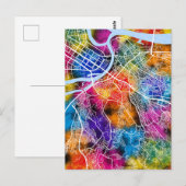Stadsplattegrond Belgrado Servië Briefkaart (Voorkant / Achterkant)