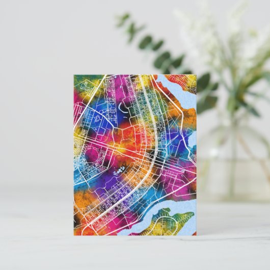 Stadsplattegrond Brasília Brazilië Briefkaart (Staand voorkant)