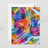 Stadsplattegrond Brasília Brazilië Briefkaart (Voorkant / Achterkant)