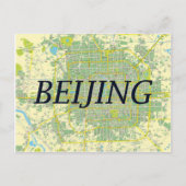 STADSPLATTEGROND BRIEFKAARTEN ♥ Beijing (Voorkant)