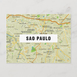 STADSPLATTEGROND BRIEFKAARTEN ♥ Sao Paulo