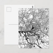 Stadsplattegrond Hamburg Duitsland Briefkaart (Voorkant / Achterkant)