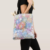 Stadsplattegrond Hamburg Duitsland Tote Bag (Dichtbij)