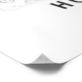 Stadsplattegrond Hongkong Poster (Hoek)