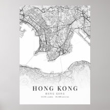 Stadsplattegrond Hongkong