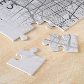 Stadsplattegrond Los Angeles Californië Legpuzzel (Zijkant)