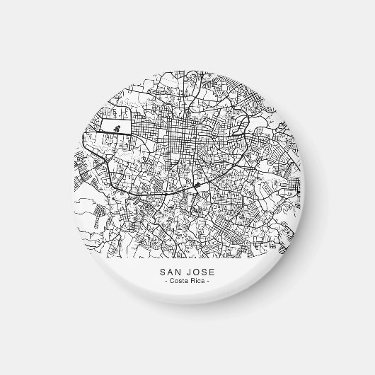 Stadsplattegrond SAN JOSE Magneet (Voorkant)