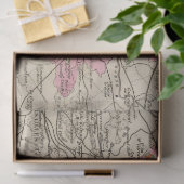 Stadsplattegrond Serie Design 12 Tissuepapier (Geschenk)