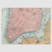 Stadsplattegrond Serie Design 4 Tissuepapier (Voorkant)
