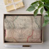 Stadsplattegrond Serie Ontwerp 2 Tissuepapier (Geschenk)
