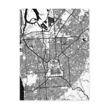 Stadsplattegrond van Adelaide Australië