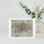  stadsplattegrond van Alkmaar Briefkaart (Staand voorkant)