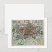  stadsplattegrond van Alkmaar Briefkaart (Voorkant / Achterkant)