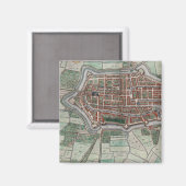  stadsplattegrond van Alkmaar Magneet (Voorkant / Achterkant)