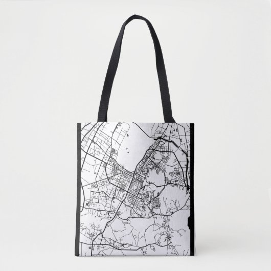 Stadsplattegrond van Anshan China Tote Bag (Voorkant)