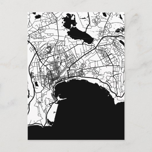 Stadsplattegrond van Bakoe Azerbeidzjan Briefkaart (Voorkant)
