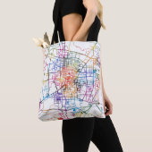 Stadsplattegrond van Baoding China Tote Bag (Dichtbij)