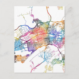Stadsplattegrond van Barquisimeto Venezuela Briefkaart