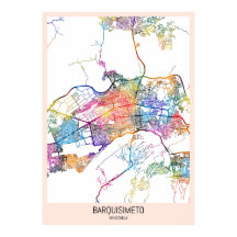 Stadsplattegrond van Barquisimeto Venezuela