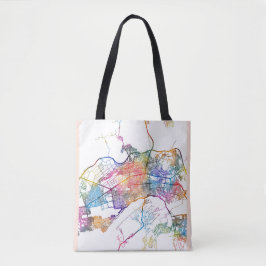 Stadsplattegrond van Barquisimeto Venezuela Tote Bag