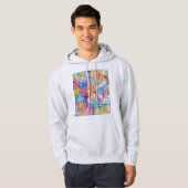 Stadsplattegrond van Bengaluru Karnataka Hoodie (Voorkant volledig)