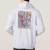 Stadsplattegrond van Bengaluru Karnataka Hoodie (Achterkant)