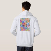 Stadsplattegrond van Bengaluru Karnataka Hoodie (Achterkant volledig)