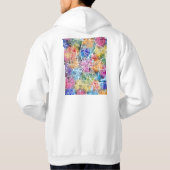 Stadsplattegrond van Bengaluru Karnataka Hoodie (Achterkant)