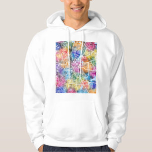 Stadsplattegrond van Bengaluru Karnataka Hoodie