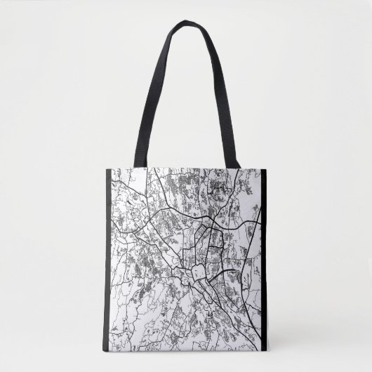Stadsplattegrond van Bogor, Indonesië Tote Bag (Voorkant)