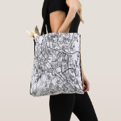 Stadsplattegrond van Bogor, Indonesië Tote Bag (Dichtbij)