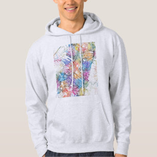 Stadsplattegrond van Bogota Colombia Hoodie